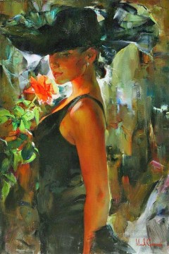 Pretty Girl MIG 06 Impressionist Oil Paintings